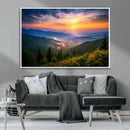 Majestic Mountain Sunrise Print | Landscape Wall Art | by MyGreatCanvas | Canvas Wall Art Prints | Photo Prints & Wall Decor