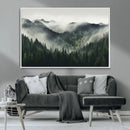 Misty Forest Canvas Print Wall Art Premium Canvas Print a