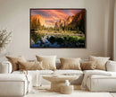 Yosemite Valley Wall Art Canvas Print – El Capitan Sunset