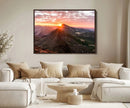 Mountain Sunrise Wall Art Canvas Print – Alpine Ridge