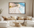 Beach Wall Art Canvas Print – Framed Coastal Seascape Summer