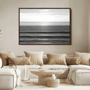 Monochrome Ocean Wall Art Canvas Print – Framed Moody Ocean by MyGreatCanvas | Canvas Wall Art Prints | Photo Prints & Wall Decor