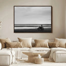Motorcycle Beach Wall Art Canvas Print – Framed Vintage by MyGreatCanvas | Canvas Wall Art Prints | Photo Prints & Wall Decor