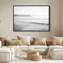 Black White Seascape Wall Art Canvas Print – Framed Ocean by MyGreatCanvas | Canvas Wall Art Prints | Photo Prints & Wall Decor