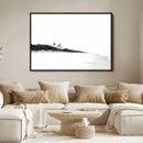 Black White Beach Wall Art Canvas Print – Framed Palm Trees by MyGreatCanvas | Canvas Wall Art Prints | Photo Prints & Wall Decor