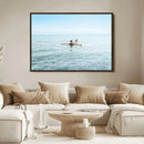 Swimming Relaxation Wall Art Canvas Print – Framed Peaceful by MyGreatCanvas | Canvas Wall Art Prints | Photo Prints & Wall Decor