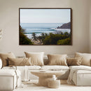 Tropical Beach Scene Wall Art Canvas Print – Framed Coastal by MyGreatCanvas | Canvas Wall Art Prints | Photo Prints & Wall Decor