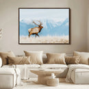 Mountain Elk Wall Art Canvas Print – Framed Rustic Wildlife by MyGreatCanvas | Canvas Wall Art Prints | Photo Prints & Wall Decor