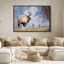 Mountain Elk Wall Art Canvas Print – Framed Rustic Wildlife by MyGreatCanvas | Canvas Wall Art Prints | Photo Prints & Wall Decor