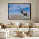 Elk Wall Decor Canvas Print – Framed Rustic Wildlife Art by MyGreatCanvas | Canvas Wall Art Prints | Photo Prints & Wall Decor
