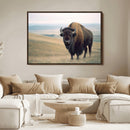 Bison Wall Art Canvas Print – Framed Buffalo Canvas Picture by MyGreatCanvas | Canvas Wall Art Prints | Photo Prints & Wall Decor