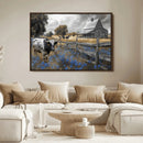 Longhorn Wall Art Canvas Print – Framed Texas Canvas Picture by MyGreatCanvas | Canvas Wall Art Prints | Photo Prints & Wall Decor