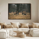 Deer Wall Art Canvas Print – Framed Rustic Wildlife Art by MyGreatCanvas | Canvas Wall Art Prints | Photo Prints & Wall Decor
