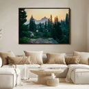 Mountain Landscape Wall Art Canvas Print – Framed Forest by MyGreatCanvas | Canvas Wall Art Prints | Photo Prints & Wall Decor