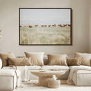 Bison Herd Wall Art Canvas Print – Framed Western Landscape by MyGreatCanvas | Canvas Wall Art Prints | Photo Prints & Wall Decor
