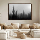 Misty Pines Wall Art Canvas Print – Framed Woodland by MyGreatCanvas | Canvas Wall Art Prints | Photo Prints & Wall Decor