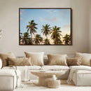 Palm Trees Wall Art Canvas Print – Framed Tropical Vibes Art by MyGreatCanvas | Canvas Wall Art Prints | Photo Prints & Wall Decor