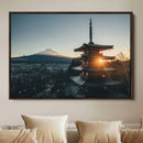 Mount Fuji Wall Art Canvas Print Framed Japan Travel Art by MyGreatCanvas | Canvas Wall Art Prints | Photo Prints & Wall Decor