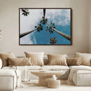 Tropical Palm Trees Wall Art Canvas Print Framed California by MyGreatCanvas | Canvas Wall Art Prints | Photo Prints & Wall Decor
