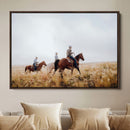 Western Cowboys Wall Art Canvas Print – Rustic Prairie