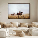 Western Cowboys Wall Art Canvas Print – Framed Rustic by MyGreatCanvas | Canvas Wall Art Prints | Photo Prints & Wall Decor
