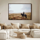 Cowboy Wall Art Canvas Print – Framed Western Ranch Scene by MyGreatCanvas | Canvas Wall Art Prints | Photo Prints & Wall Decor