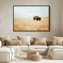 Buffalo Wall Art Canvas Print – Framed Western Wildlife by MyGreatCanvas | Canvas Wall Art Prints | Photo Prints & Wall Decor