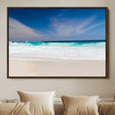 Ocean Breeze Wall Art Canvas Print, Aqua Waves and Coastal by MyGreatCanvas | Canvas Wall Art Prints | Photo Prints & Wall Decor