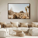Joshua Tree Desert Landscape Canvas Wall Art – Barren by MyGreatCanvas | Canvas Wall Art Prints | Photo Prints & Wall Decor