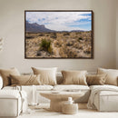 Texas Desert Landscape Wall Art Canvas Print – Rugged by MyGreatCanvas | Canvas Wall Art Prints | Photo Prints & Wall Decor