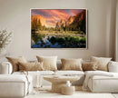 Yosemite Valley Wall Art Canvas Print – El Capitan Sunset