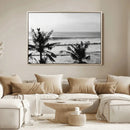 Tropical Coastline Wall Art Canvas Print – Framed Palm Trees by MyGreatCanvas | Canvas Wall Art Prints | Photo Prints & Wall Decor