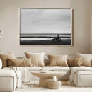 Motorcycle Beach Wall Art Canvas Print – Framed Vintage by MyGreatCanvas | Canvas Wall Art Prints | Photo Prints & Wall Decor