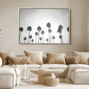 Monochrome Palms Wall Art Canvas Print – Framed Minimalist by MyGreatCanvas | Canvas Wall Art Prints | Photo Prints & Wall Decor