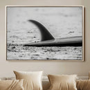 Black White Surfboard Wall Art Canvas Print – Framed by MyGreatCanvas | Canvas Wall Art Prints | Photo Prints & Wall Decor