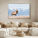 Elk Wall Art Canvas Print – Framed Mountain Wildlife Art by MyGreatCanvas | Canvas Wall Art Prints | Photo Prints & Wall Decor