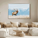 Mountain Elk Wall Art Canvas Print – Framed Rustic Wildlife by MyGreatCanvas | Canvas Wall Art Prints | Photo Prints & Wall Decor