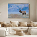Elk Wall Decor Canvas Print – Framed Rustic Wildlife Art by MyGreatCanvas | Canvas Wall Art Prints | Photo Prints & Wall Decor