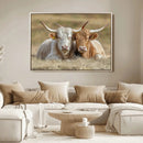 Cow Wall Art Canvas Print – Framed Rustic Animal Decor with by MyGreatCanvas | Canvas Wall Art Prints | Photo Prints & Wall Decor