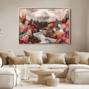 Mountain Wall Art Canvas Print – Framed Autumn Forest Art by MyGreatCanvas | Canvas Wall Art Prints | Photo Prints & Wall Decor
