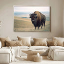 Bison Wall Art Canvas Print – Framed Buffalo Canvas Picture by MyGreatCanvas | Canvas Wall Art Prints | Photo Prints & Wall Decor
