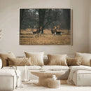 Deer Wall Art Canvas Print – Framed Rustic Wildlife Art by MyGreatCanvas | Canvas Wall Art Prints | Photo Prints & Wall Decor