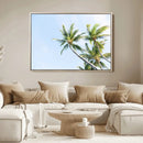 Palm Trees Wall Art Canvas Print – Framed Tropical Aesthetic by MyGreatCanvas | Canvas Wall Art Prints | Photo Prints & Wall Decor