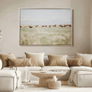Bison Herd Wall Art Canvas Print – Framed Western Landscape by MyGreatCanvas | Canvas Wall Art Prints | Photo Prints & Wall Decor
