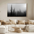 Misty Pines Wall Art Canvas Print – Framed Woodland by MyGreatCanvas | Canvas Wall Art Prints | Photo Prints & Wall Decor