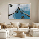Tropical Palm Trees Wall Art Canvas Print Framed California by MyGreatCanvas | Canvas Wall Art Prints | Photo Prints & Wall Decor