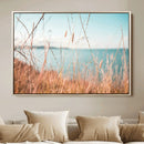 Golden Beach Grass Wall Art Canvas Print – Ocean Breeze Soft by MyGreatCanvas | Canvas Wall Art Prints | Photo Prints & Wall Decor