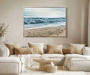 Ocean Wall Art Canvas Print – Moody Coastal Seascape Scene