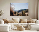 Rustic Landscape Wall Art Canvas Print – Serene Valley Scene