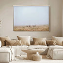 Foggy Plains Wall Art Canvas Print – Framed Horseback Riders by MyGreatCanvas | Canvas Wall Art Prints | Photo Prints & Wall Decor